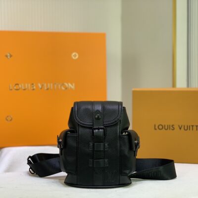 Replica Louis Vuitton Christopher Xs Black/Blue/White